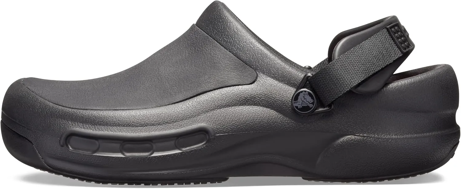 Crocs Men's and Women's Bistro Pro Work Clog Slip Resistant Work Shoe, Great Nursing or Chef Shoe