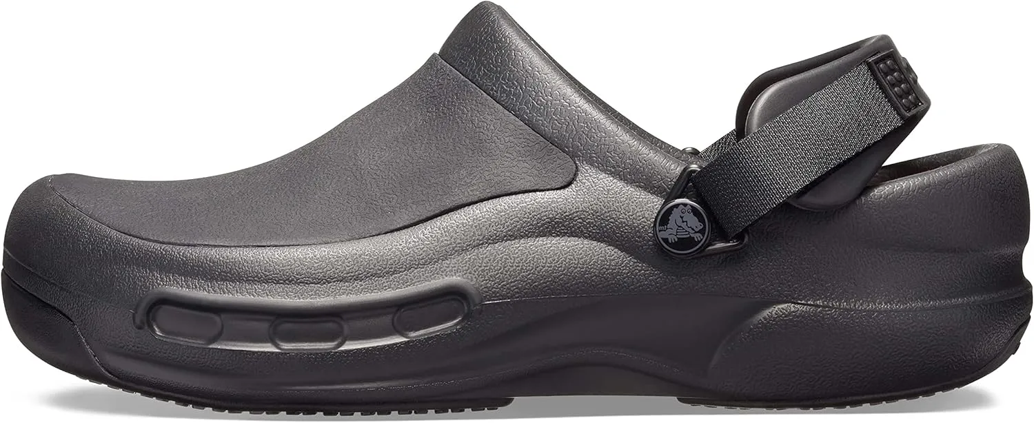 Crocs Men's and Women's Bistro Pro Work Clog Slip Resistant Work Shoe, Great Nursing or Chef Shoe
