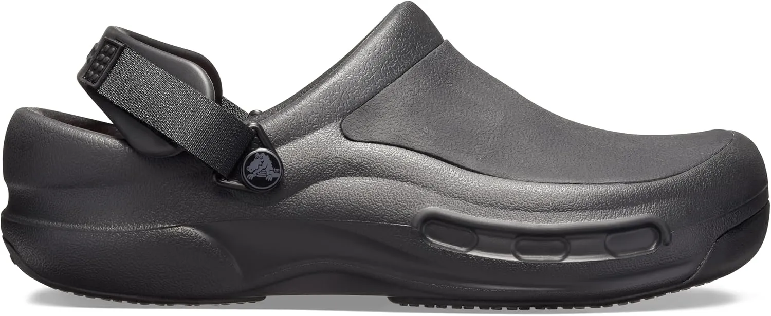 Crocs Men's and Women's Bistro Pro Work Clog Slip Resistant Work Shoe, Great Nursing or Chef Shoe