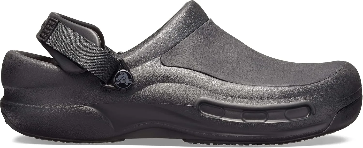 Crocs Men's and Women's Bistro Pro Work Clog Slip Resistant Work Shoe, Great Nursing or Chef Shoe