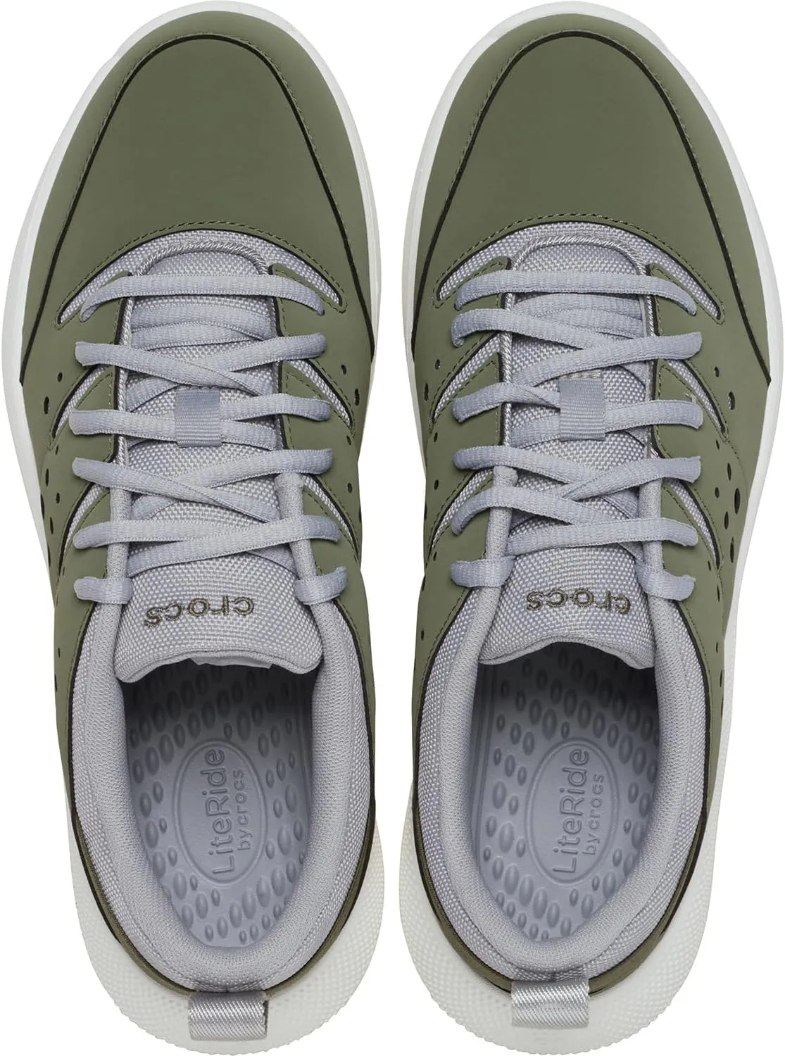 Crocs Men's On The Clock Work Sneakers, Slip Resistant Shoes