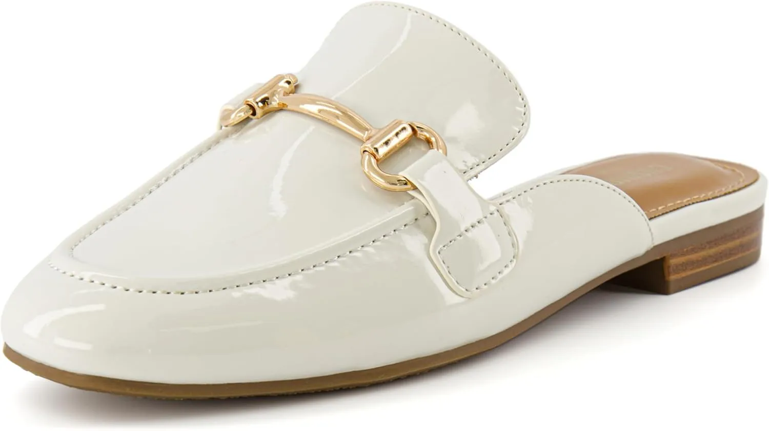 CUSHIONAIRE Women's Yates Buckle Slip On Mule  Memory Foam, Wide Widths Available
