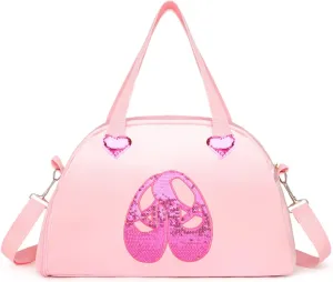 Cute Ballet Dance Backpack Tutu Dress Dance Bag Gym Travel Duffle Bag for Girls Waterproof Small Duffle Bag Ballet Bags.