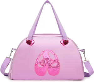 Cute Ballet Dance Backpack Tutu Dress Dance Bag Gym Travel Duffle Bag for Girls Waterproof Small Duffle Bag Ballet Bags.