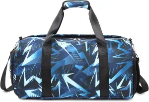 Dance Bag for Boy and Girls Duffle Gymnastics Gym Overnight Travel Sports Ballet Weekender Sleepover Carry On Bag with Shoe Compartments Water Resistant