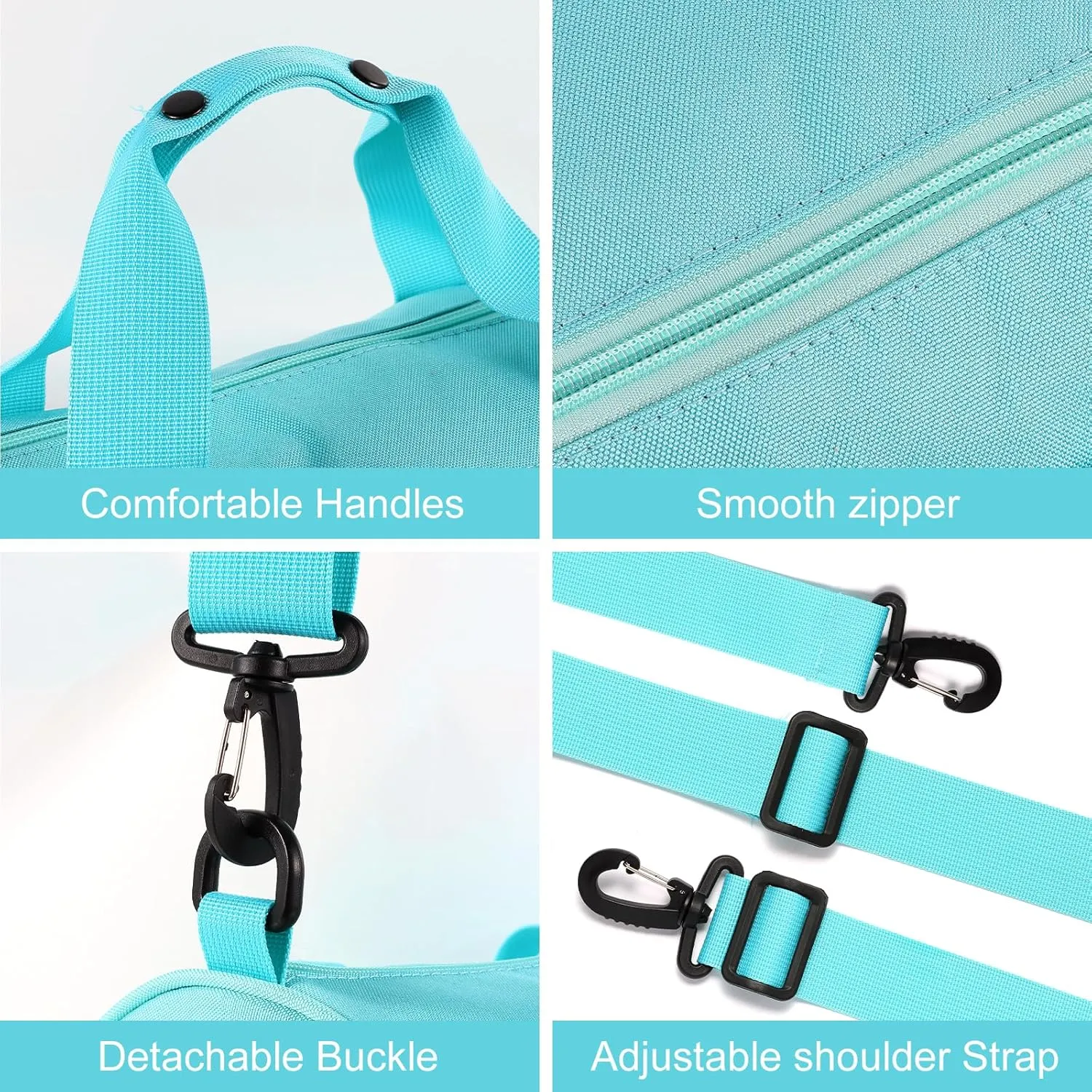 Dance Ballet Bag for Girls Sport Gym Duffle Bags Overnight Travel Bags Fun Dance Workout Duffel Bag Toddler Kid Cute Bag for Dancers, Girls, Teens, Student Athletes (Bule)