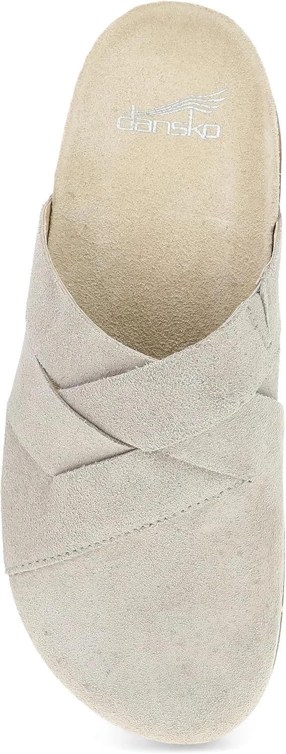 Dansko Daniella Slip-On Interwoven Suede Mule Clog for Women - Vibram ECOSTEP EVO Rubber Outsole for Long-Lasting Wear