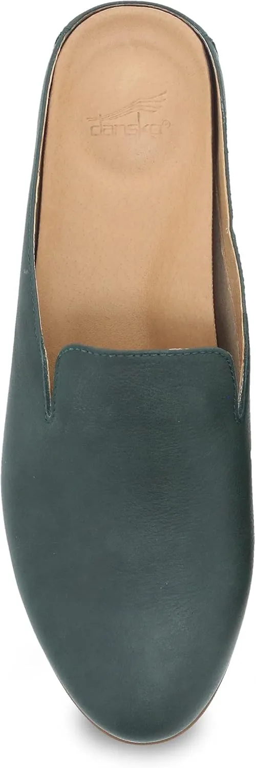 Dansko Lexie Slip-On Mules for Women - Comfortable Flat Shoes with Arch Support - Versatile Casual to Dressy Footwear - Lightweight Rubber Outsole
