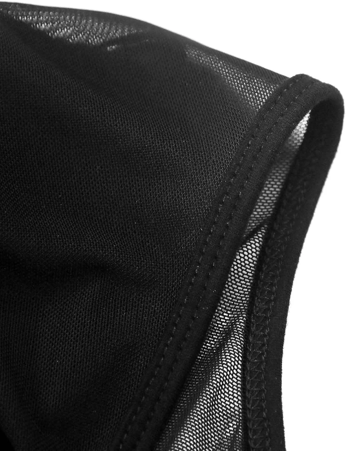 Daydance 3/4 Sleeve Black Leotards for Women, Skirted Ballet Dress Adult Dance Attire