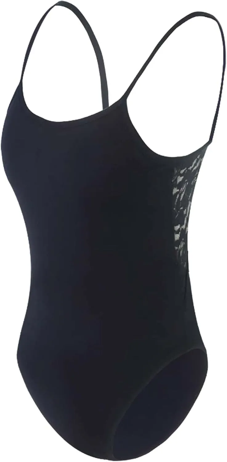 Daydance Camisole Dance Leotards for Women Cotton Spaghetti Straps Ballet Costumes