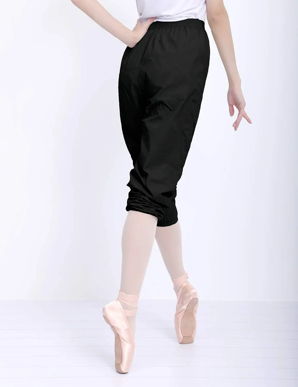 Daydance Teen Girls Women Ballet Ripstop Pants Lightweight Intensity Nylon Perspiration Trousers for Dance
