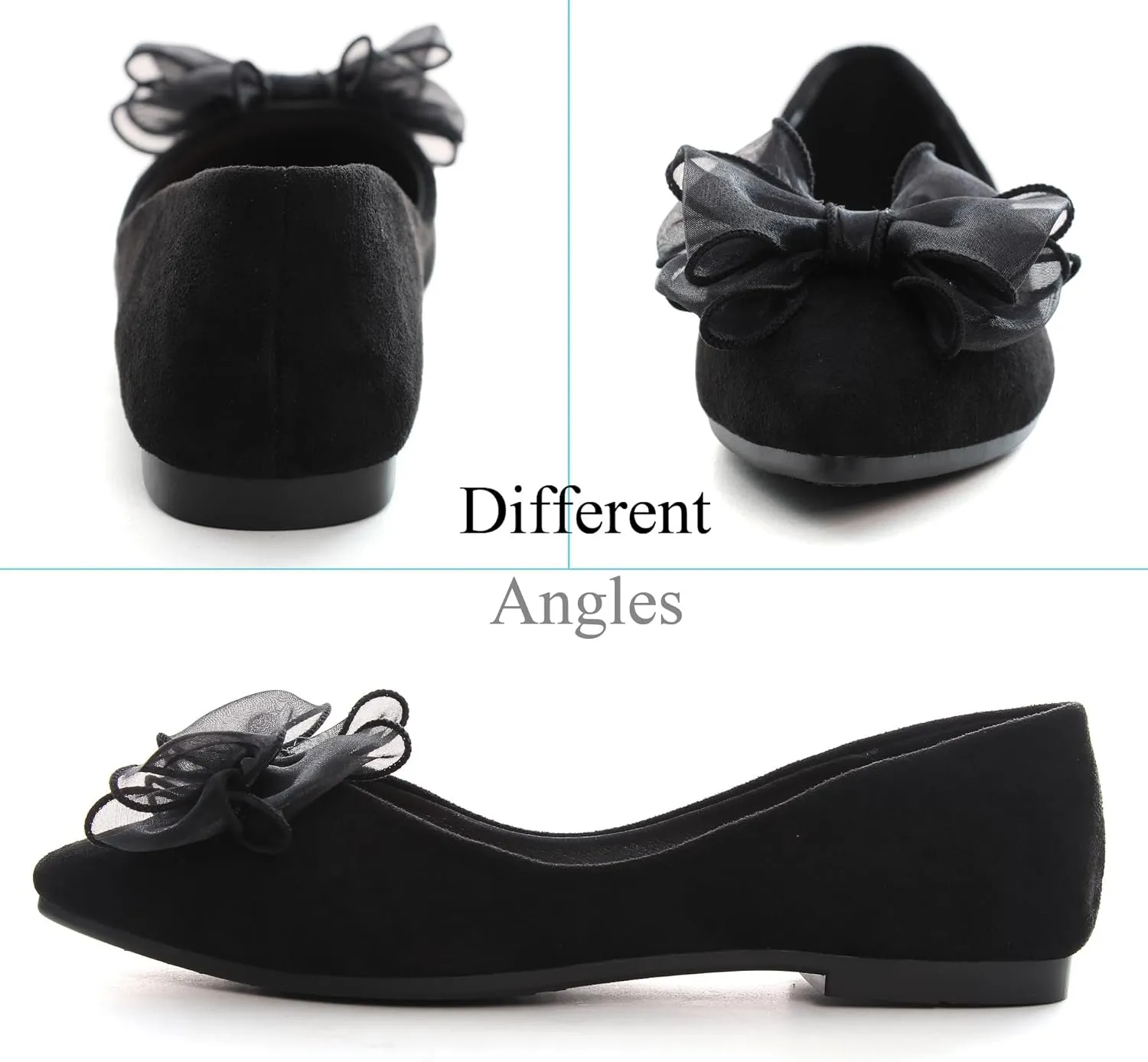 Dear Time Women's Ballet Flats Dress Ballet Shoes Slip on for Office Work Comfortable Shoes