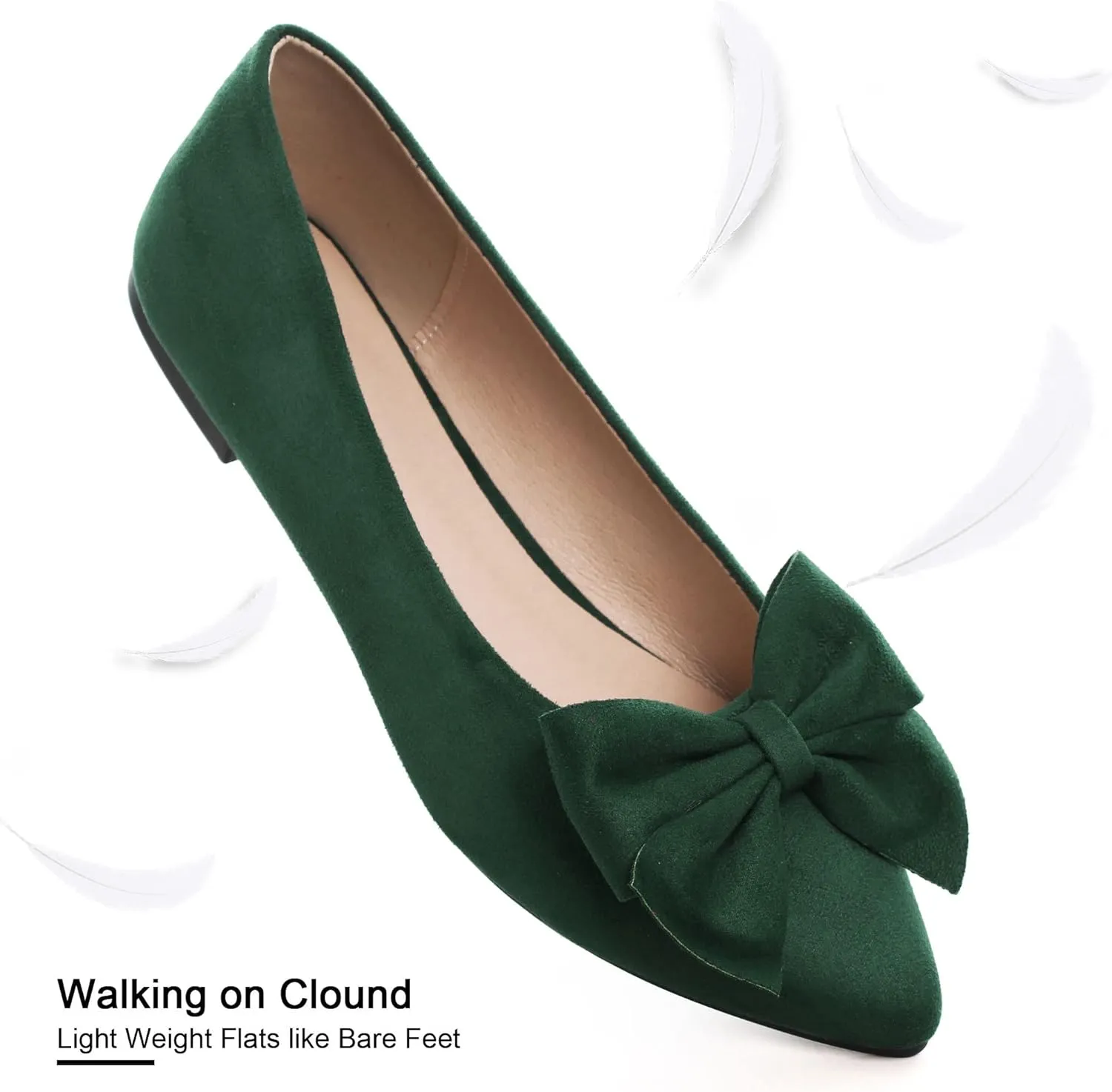 Dear Time Women's Ballet Flats Dress Ballet Shoes Slip on for Office Work Comfortable Shoes