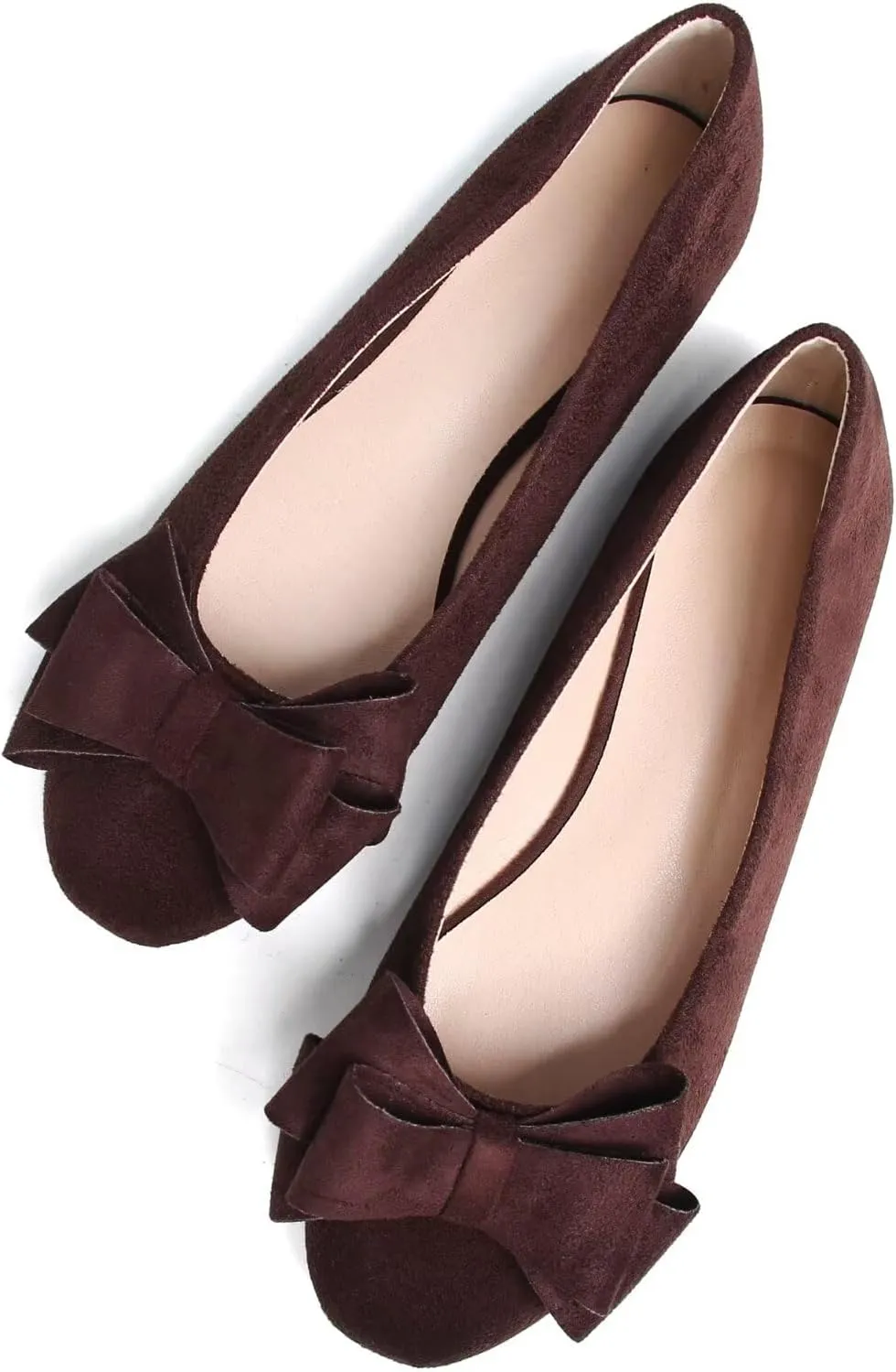 Dear Time Women's Business Casual Ballet Flats Round Toe Flats Soft Slip On Office Shoes for Work