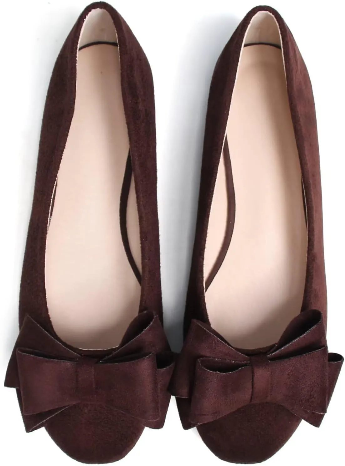 Dear Time Women's Business Casual Ballet Flats Round Toe Flats Soft Slip On Office Shoes for Work