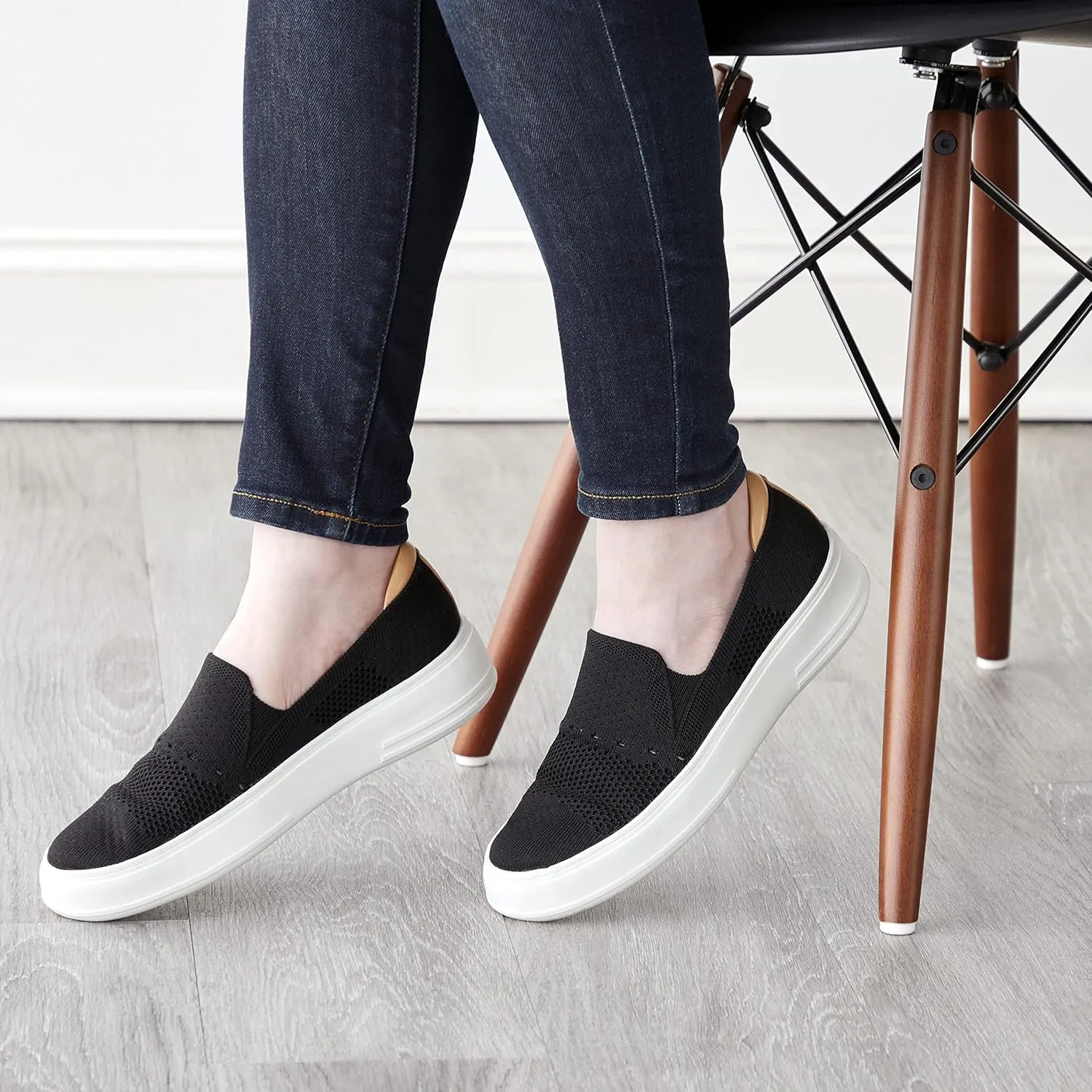Dearfoams Women's Slip-On Lightweight Comfortable Sophie Loafers with Arch Support
