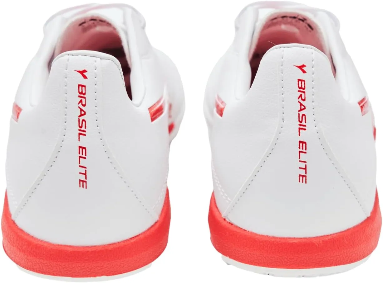 Diadora Brasil Elite Turf Soccer Shoe - Water-Resistant Suprellsoft, Non-Slip PU Heel Lining, Flex Points on Insole, Fine Craftsmanship