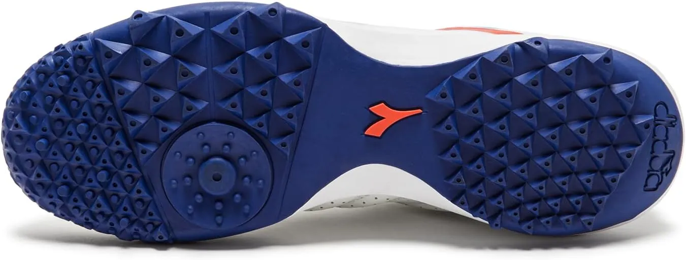 Diadora Brasil Elite Turf Soccer Shoe - Water-Resistant Suprellsoft, Non-Slip PU Heel Lining, Flex Points on Insole, Fine Craftsmanship