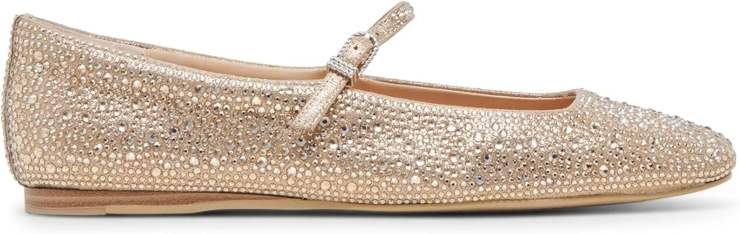 Dolce Vita Women's Reyes Crystal Ballet Flat