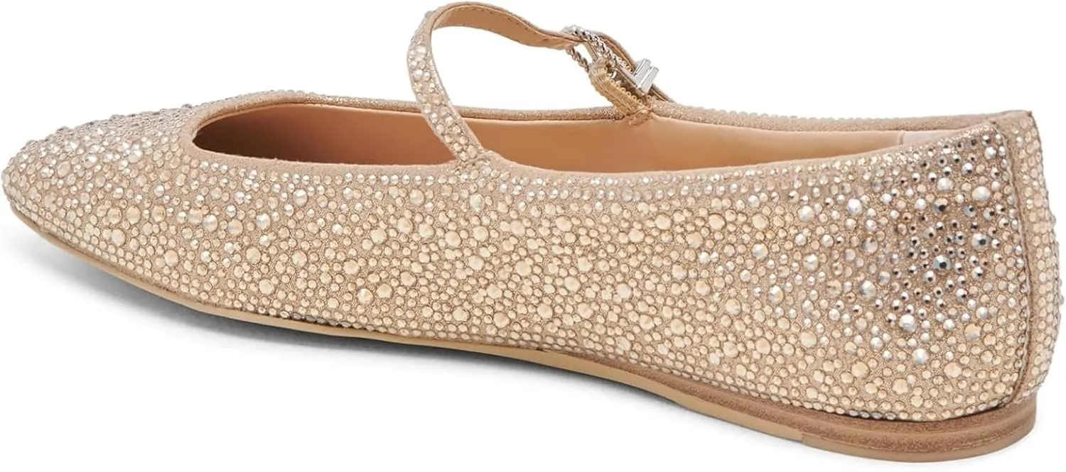 Dolce Vita Women's Reyes Crystal Ballet Flat