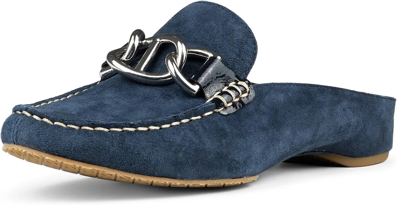 Donald Pliner Women's Barney Distressed Metallic Mule