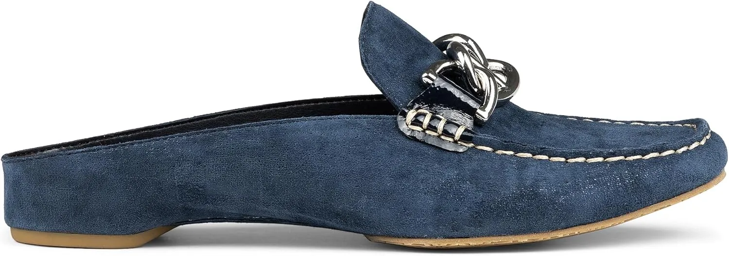 Donald Pliner Women's Barney Distressed Metallic Mule