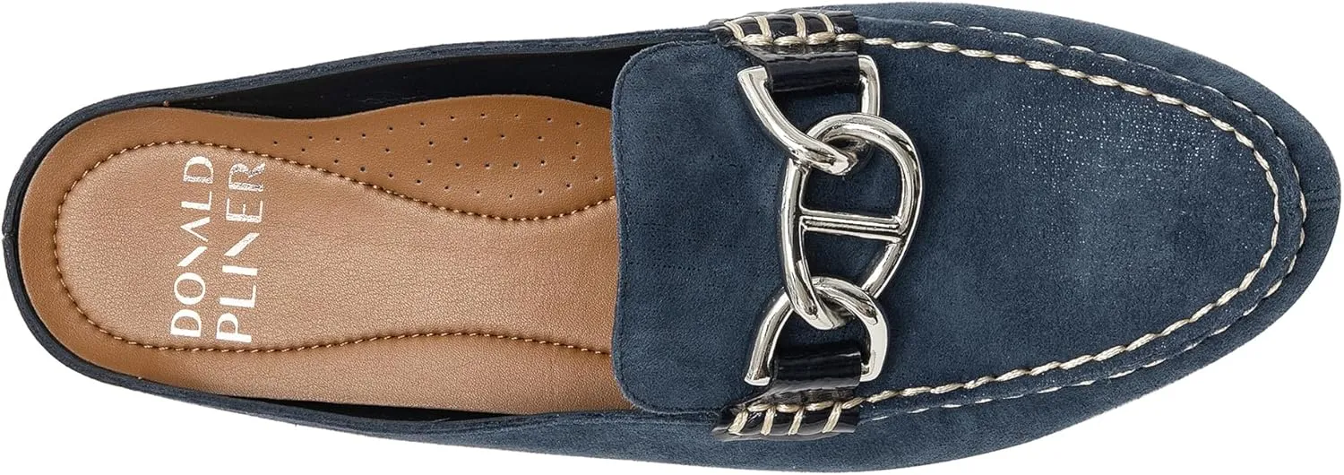 Donald Pliner Women's Barney Distressed Metallic Mule