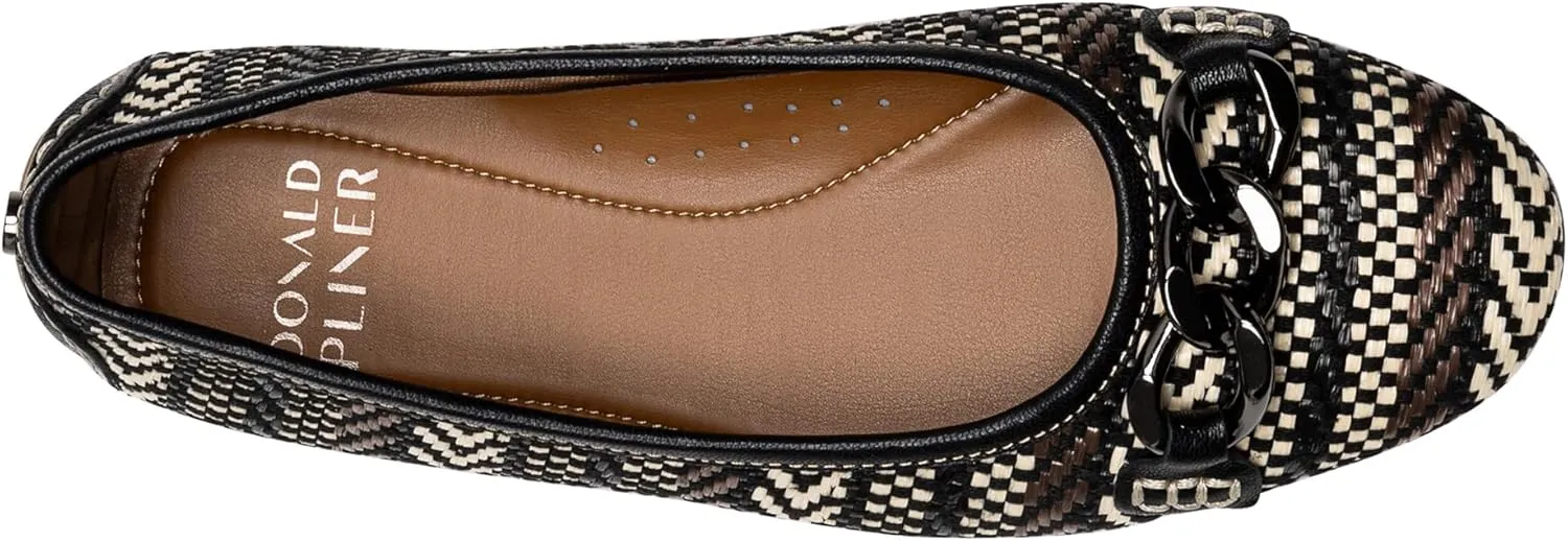 Donald Pliner Women's Raya Ballet, Luxury, Slip-On Shoes, Women’s Flats, Comfortable & Stylish, Casual, Work, Ballet Flats