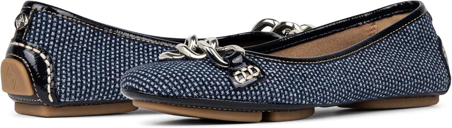 Donald Pliner Women's Raya Ballet, Luxury, Slip-On Shoes, Women’s Flats, Comfortable & Stylish, Casual, Work, Ballet Flats