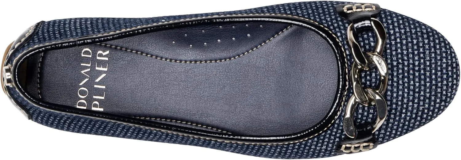 Donald Pliner Women's Raya Ballet, Luxury, Slip-On Shoes, Women’s Flats, Comfortable & Stylish, Casual, Work, Ballet Flats