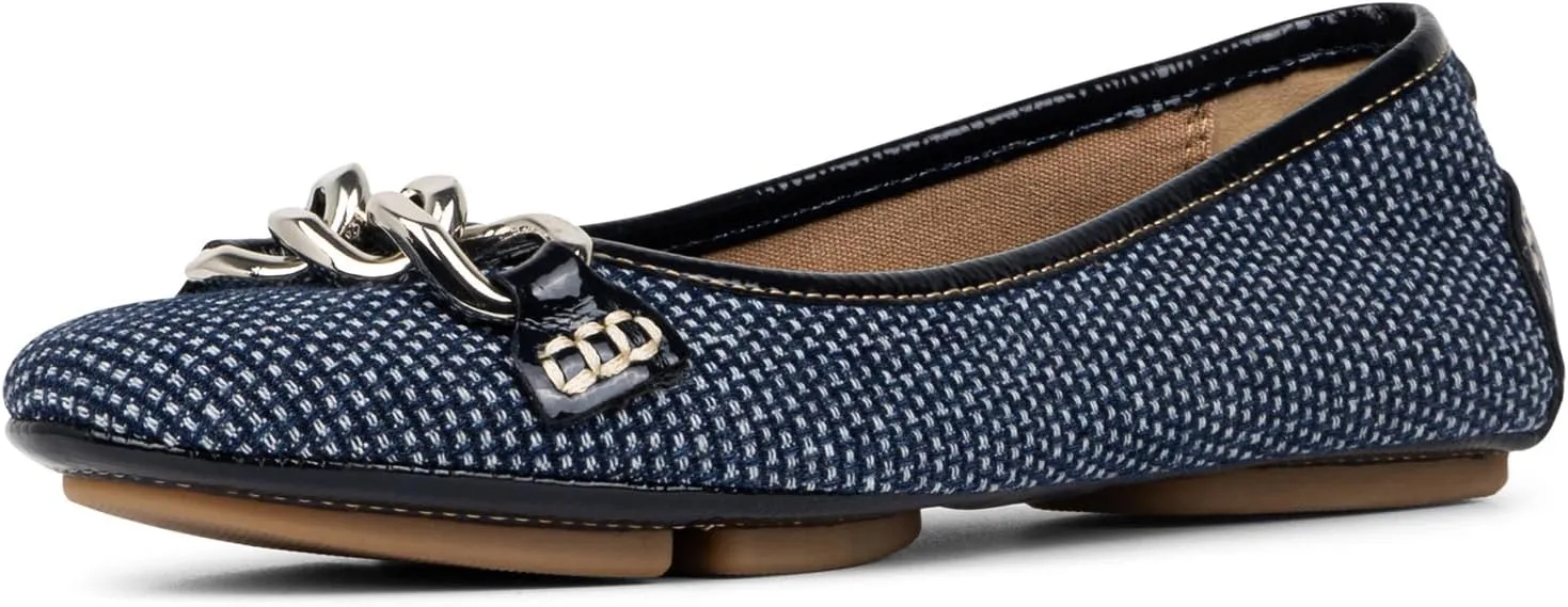 Donald Pliner Women's Raya Ballet, Luxury, Slip-On Shoes, Women’s Flats, Comfortable & Stylish, Casual, Work, Ballet Flats