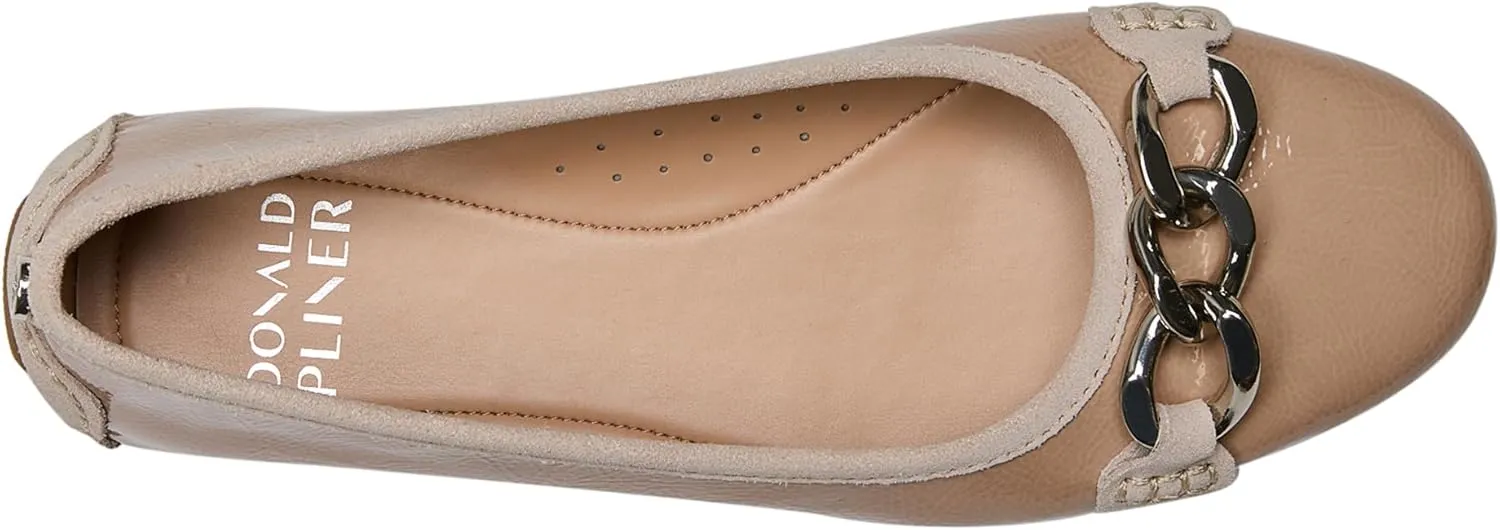 Donald Pliner Women's Raya Ballet, Luxury, Slip-On Shoes, Women’s Flats, Comfortable & Stylish, Casual, Work, Ballet Flats