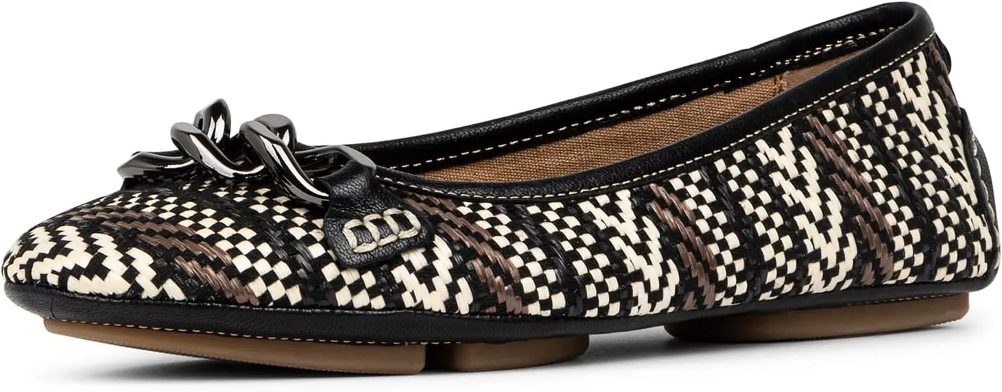 Donald Pliner Women's Raya Ballet, Luxury, Slip-On Shoes, Women’s Flats, Comfortable & Stylish, Casual, Work, Ballet Flats