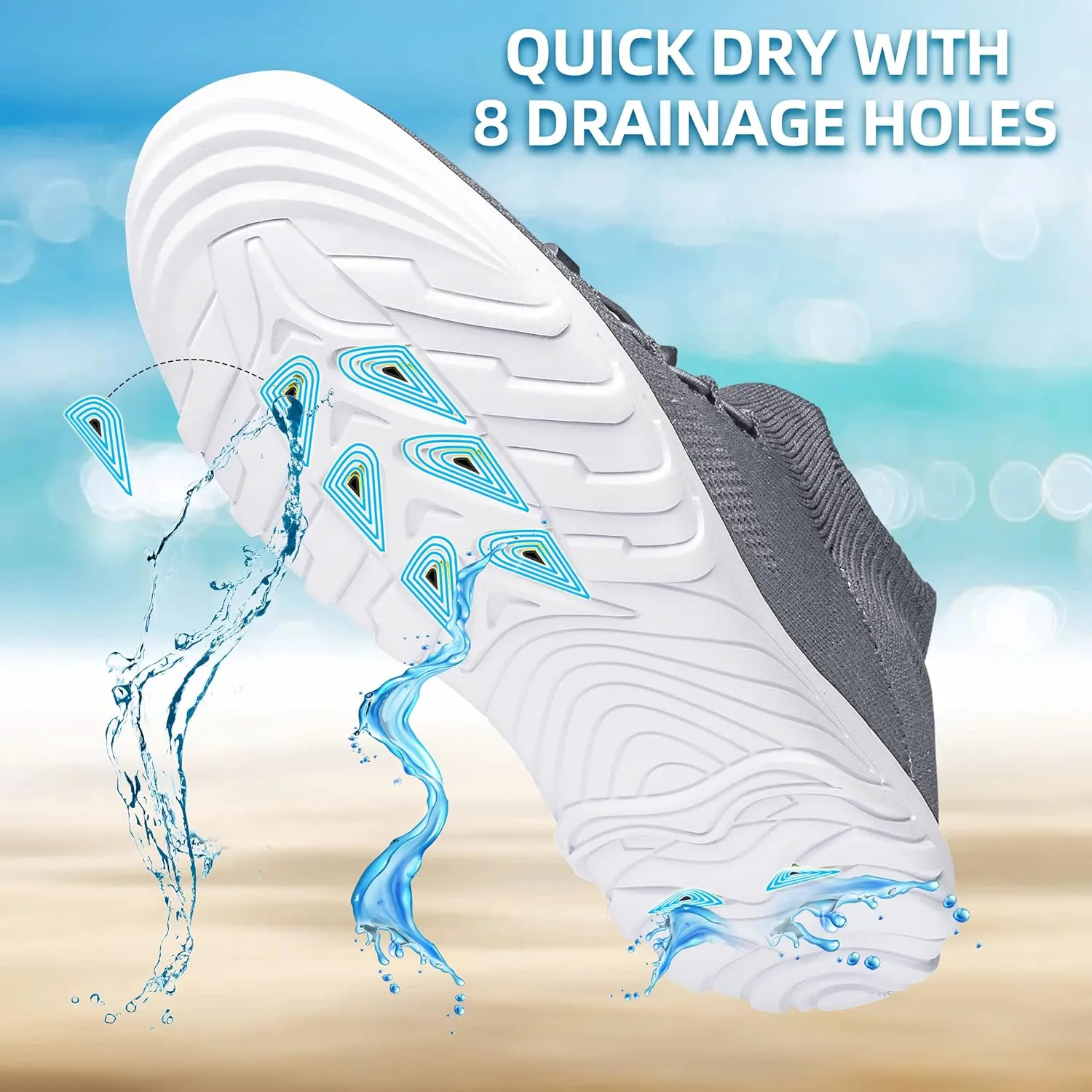 DOUSSPRT Womens Walking Shoes Slip On Hypersoft Sock Tennis Water Sneakers Casual Mesh Comfortable Athletic Breathable Running