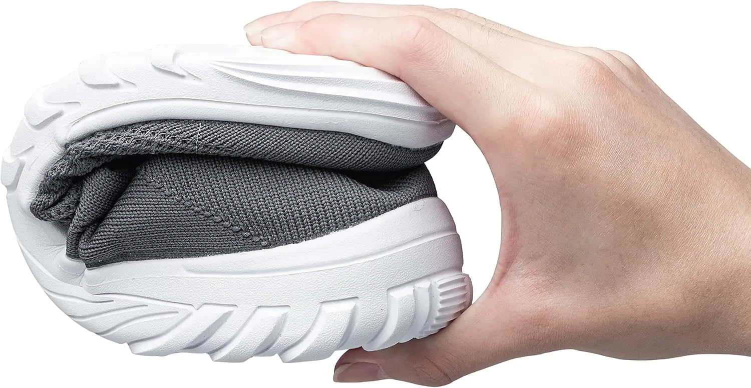 DOUSSPRT Womens Walking Shoes Slip On Hypersoft Sock Tennis Water Sneakers Casual Mesh Comfortable Athletic Breathable Running