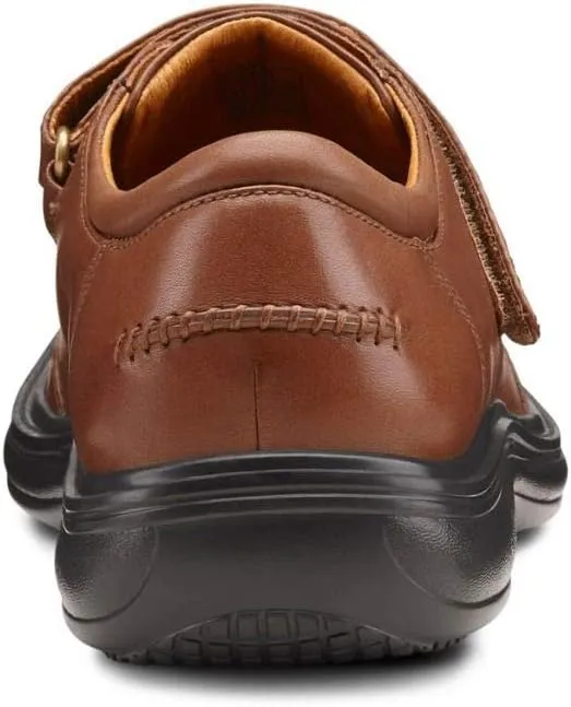 Dr. Comfort Frank Diabetic Shoes for Men - Leather Dress Shoes with Stitch - Therapeutic Formal Shoes