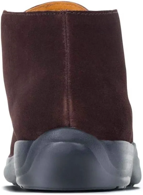 Dr. Comfort Women's Cara Casual Suede Leather Bootie Chukka Boot Brown