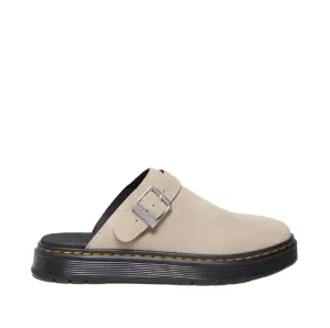 Dr. Martens Brookline Mule Light Tan Bronx Suede