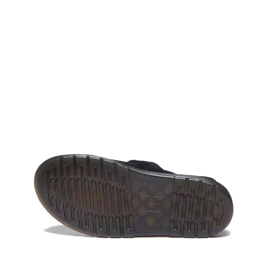 Dr Martens Kids Junior Jorgie Bronx Suede Mule Sandal Black