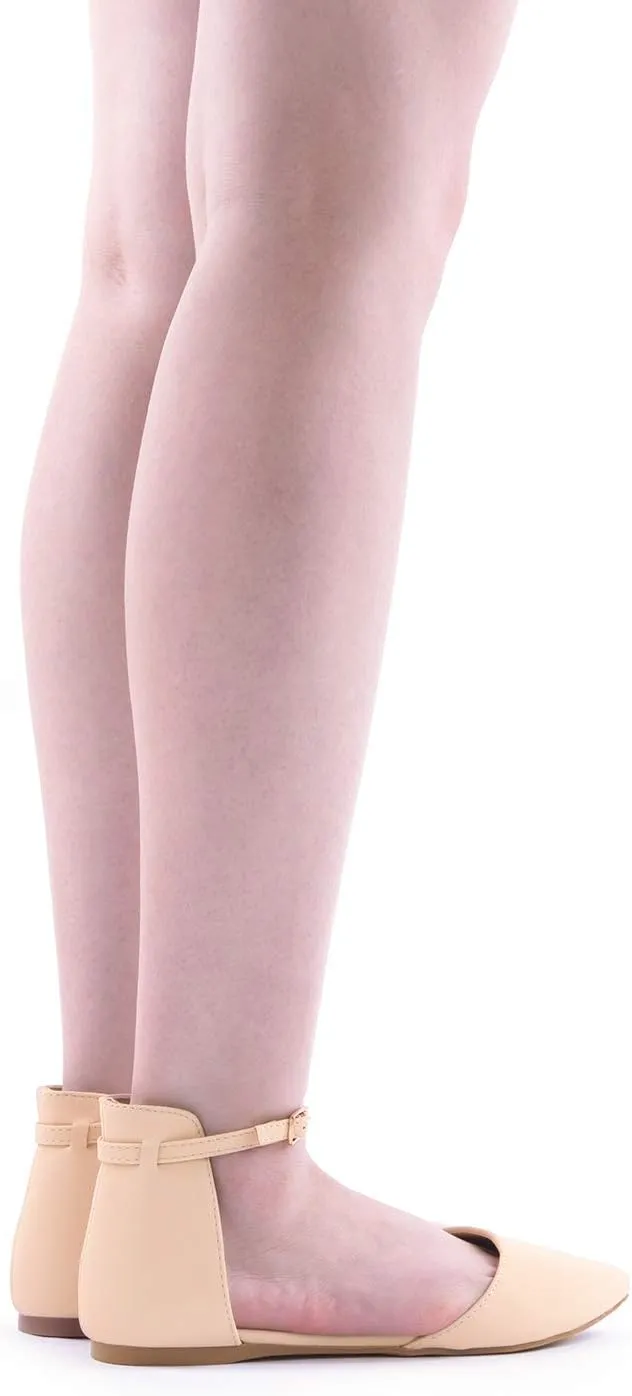 DREAM PAIRS Flapointed Women's Casual D'Orsay Pointed Plain Ballet Comfort Soft Slip On Flats Shoes