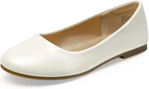 DREAM PAIRS Girls Dress Shoes Slip on Ballerina Flats for Wedding/Party