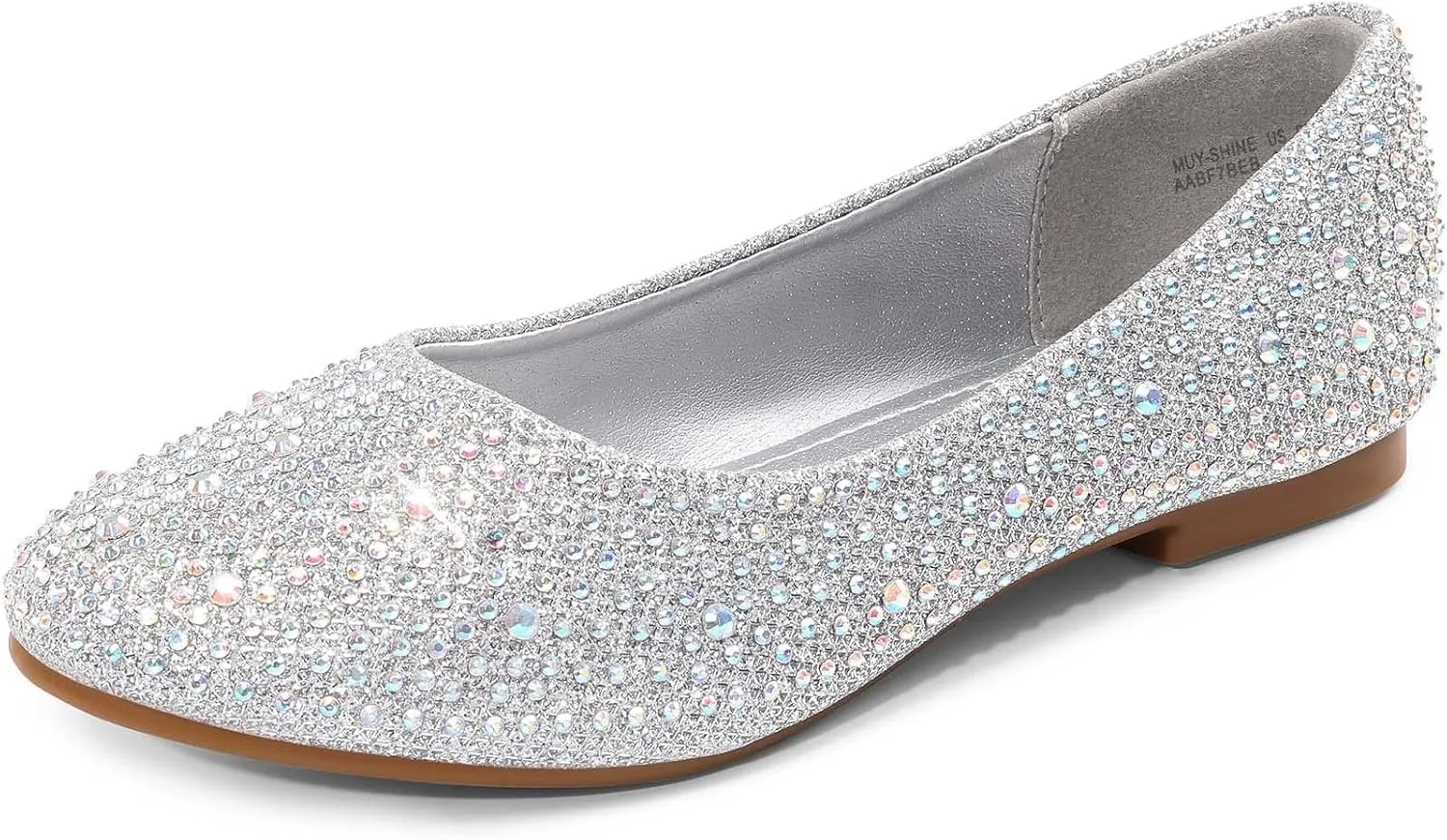 DREAM PAIRS Girls Dress Shoes Slip on Ballerina Flats for Wedding/Party