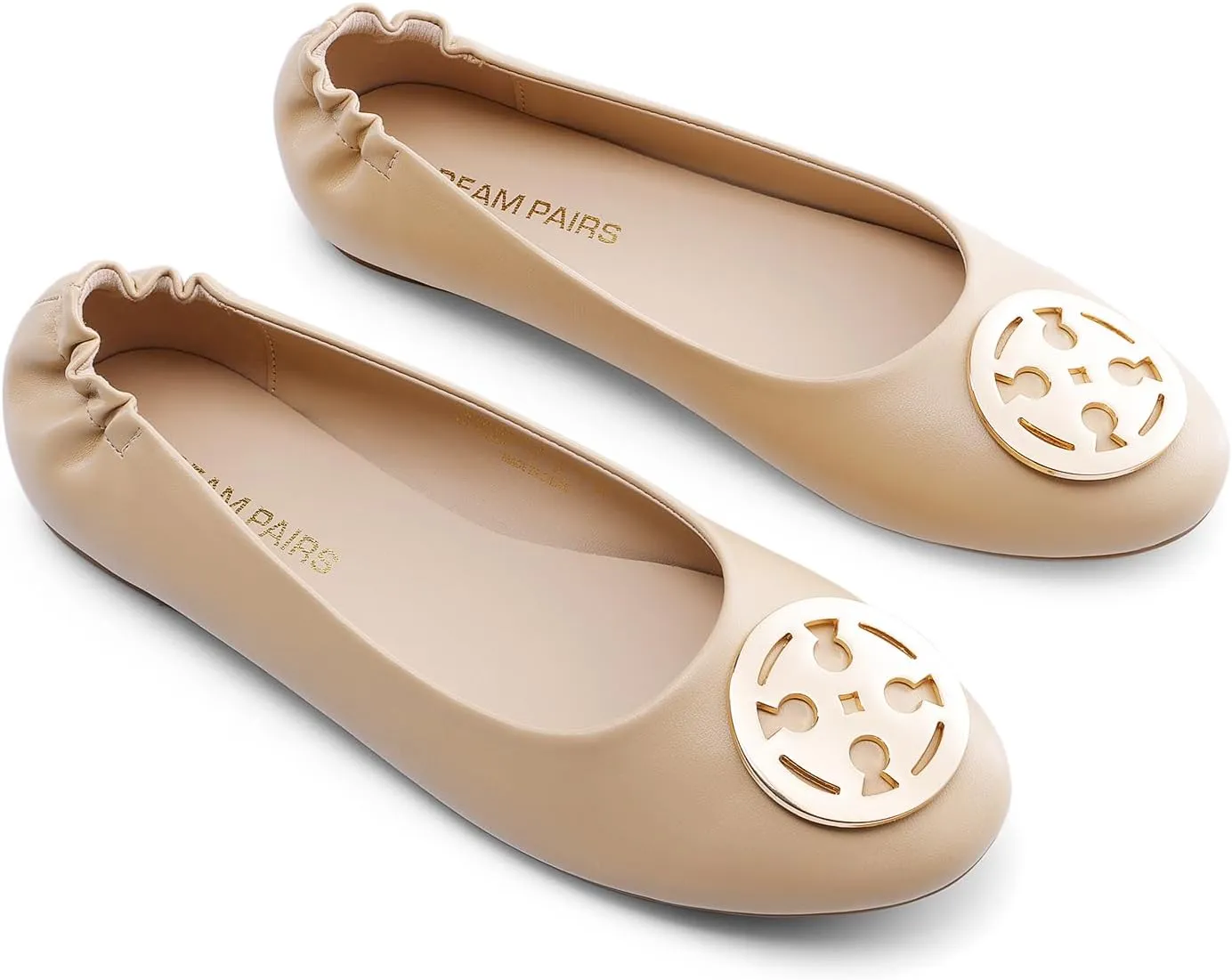 DREAM PAIRS Women's Ballet Flats Shoes Round Toe Slip On Comfortable Dressy Shoes