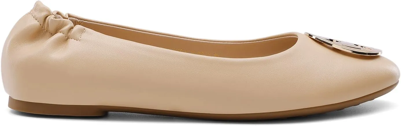 DREAM PAIRS Women's Ballet Flats Shoes Round Toe Slip On Comfortable Dressy Shoes