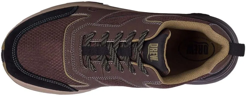 Drew Men's Marvel Lace Up Athletic Shoe with Slip Resistant Sole, 8 X-Wide