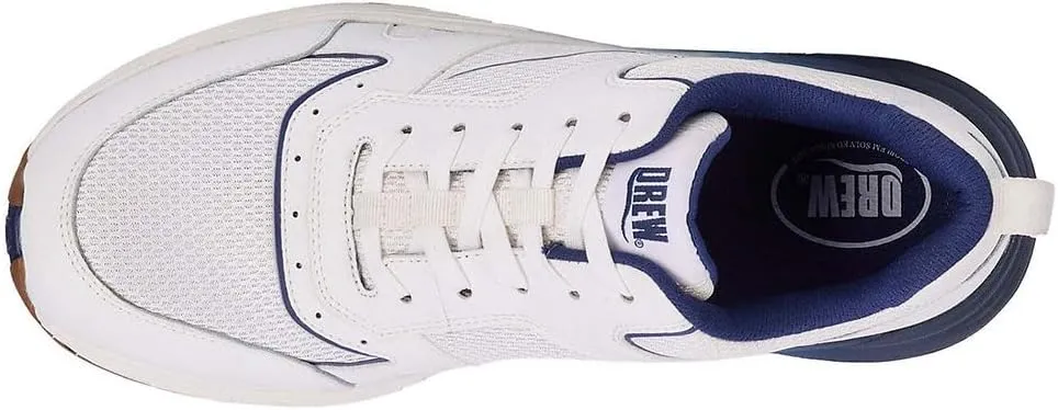 Drew Men's Marvel Lace Up Athletic Shoe with Slip Resistant Sole, 8 X-Wide