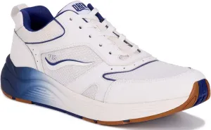 Drew Men's Marvel Lace Up Athletic Shoe with Slip Resistant Sole, 8 X-Wide