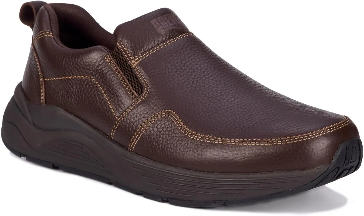 Drew Men's Match Slip On Casual Shoe with Slip Resistant Sole