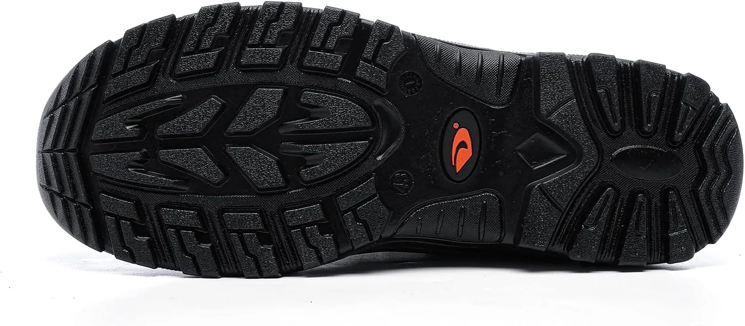 DRKA Steel Toe Shoes for Men,Steel Toe Slip-On Shoe,Slip Resistant Comfortable Safety Work Shoes Industrial Construction Footwear