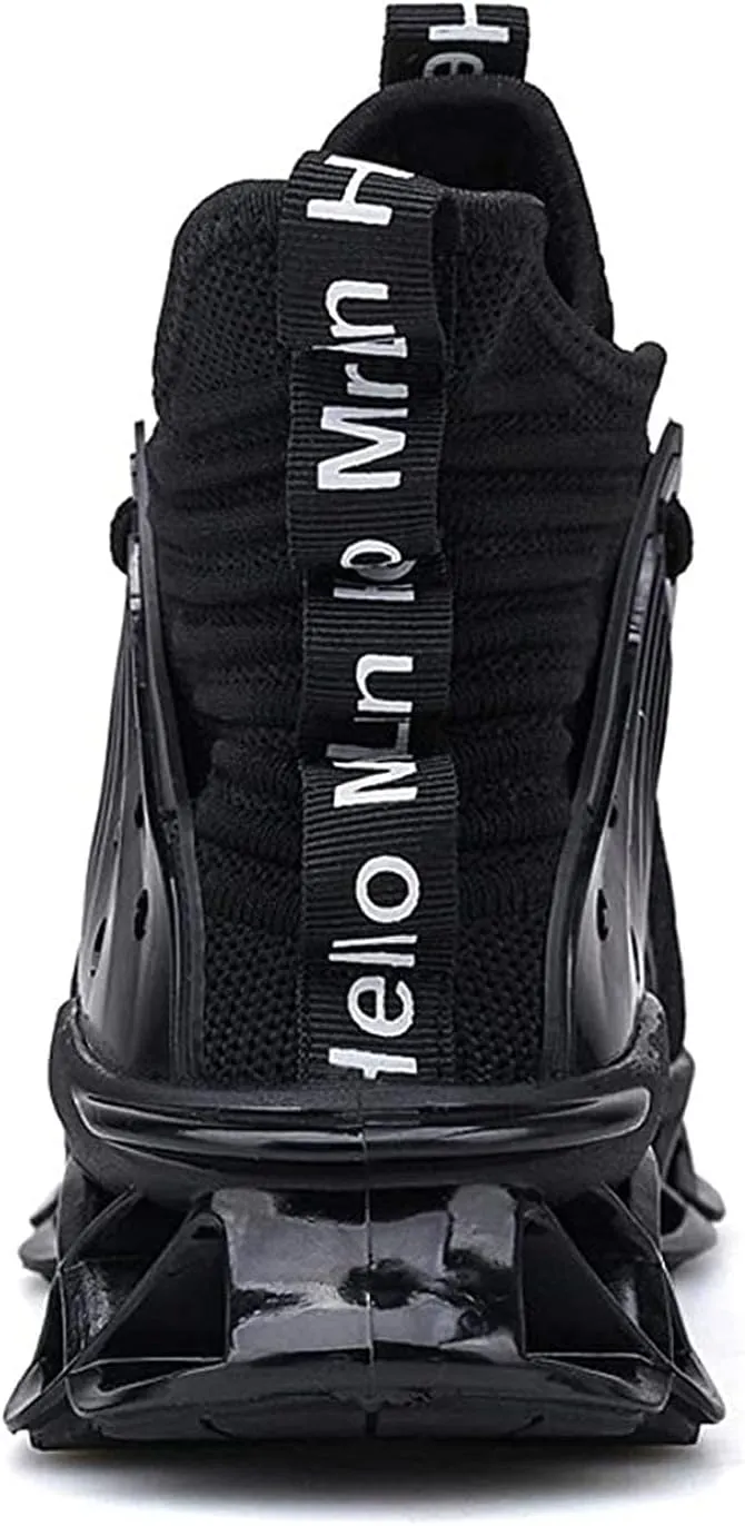 DUDHUH Running Shoes for Men Comfortable Athletic Cross Trainer Casual Walking Fashion Mens Tennis Sock Sneakers